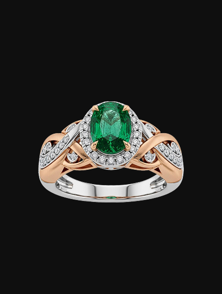Emerald Diamond Ring