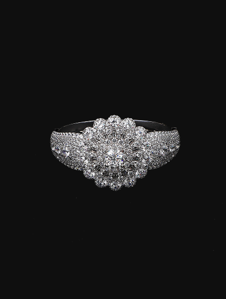 Diamond Cluster Ring