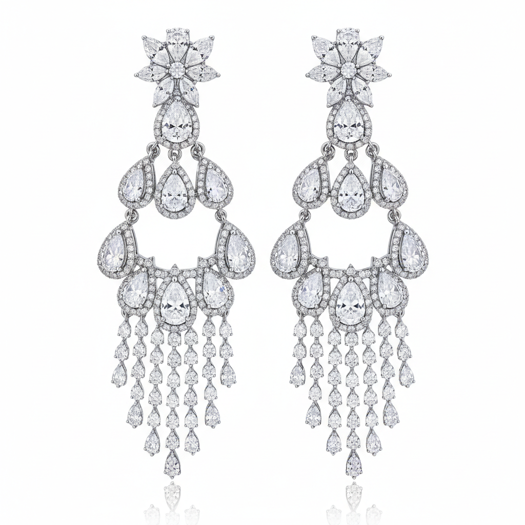 Chandelier Diamond Earrings