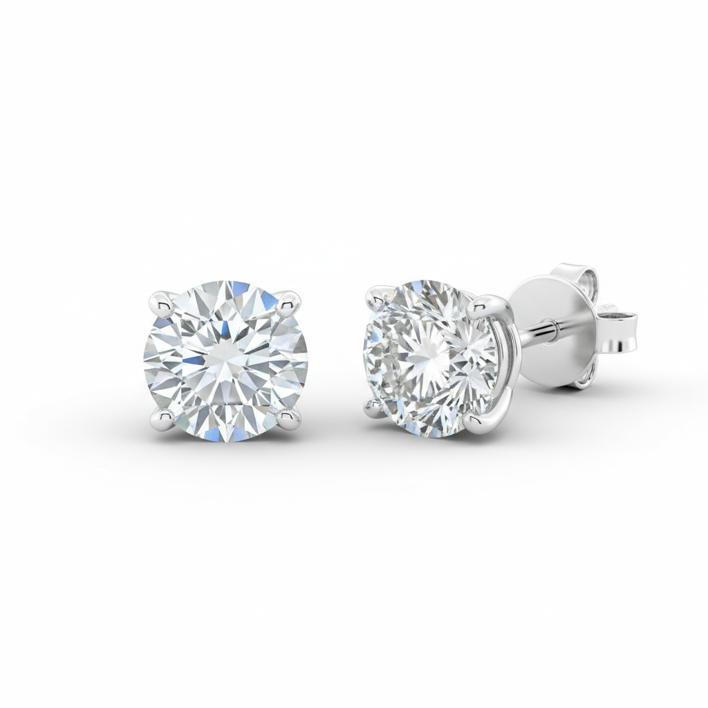 Diamond Solitaire Studs