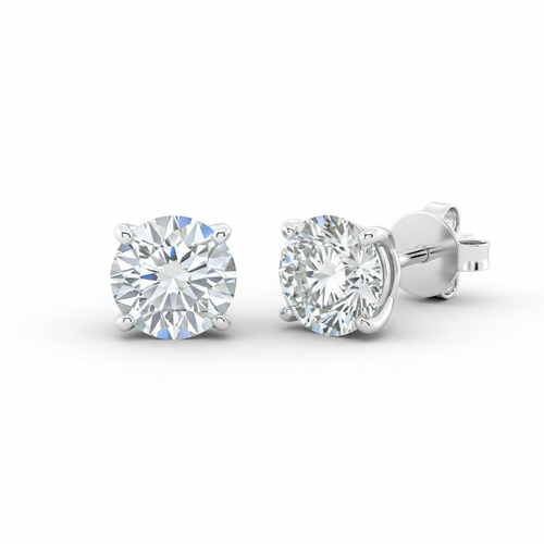 Diamond Solitaire Studs
