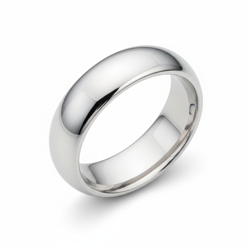 Wide Platinum Comfort Band