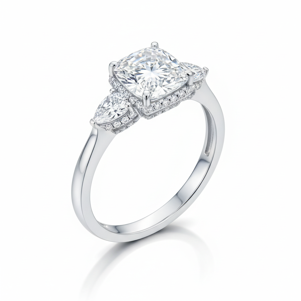 Three Stone Diamond Ring